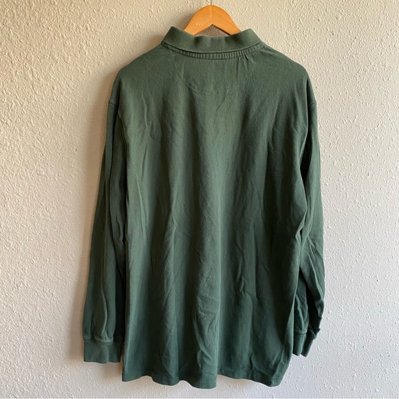 Sonoma Long Sleeve Green Polo - Picture 3 of 5